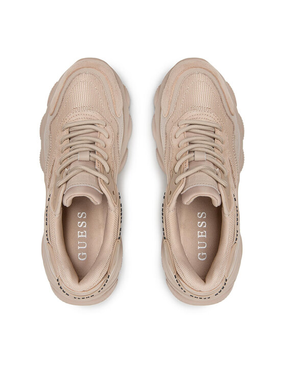 Guess Sneakersy Guess Micola FL7MIC LEA12 Béžová