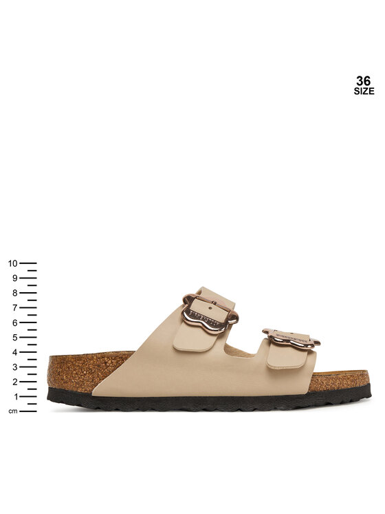 Birkenstock Šlepetės Birkenstock Arizona Flower Buckle Kids 1030419 D Écru
