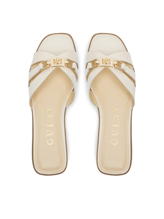 Guess Шльопанці Guess FLJRLL LEA19 Бежевий
