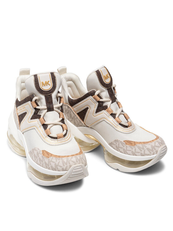 MICHAEL Michael Kors Sneakersy MICHAEL Michael Kors Olympia Trainer Extreme 43F1OLFS2B Beżowy
