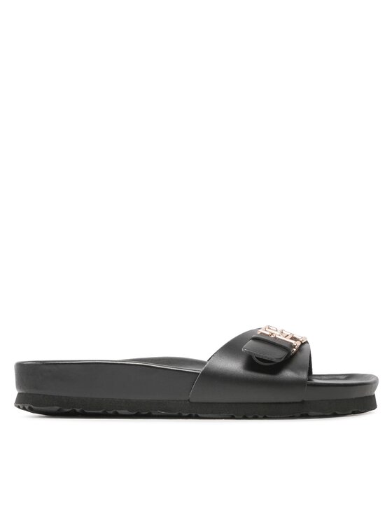 Tommy Hilfiger Natikače Tommy Hilfiger Th Mule Sandal FW0FW07134 Crna