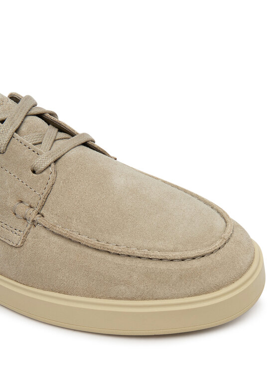 Clarks Туфлі Clarks Lockford Boat 26186610 Сірий
