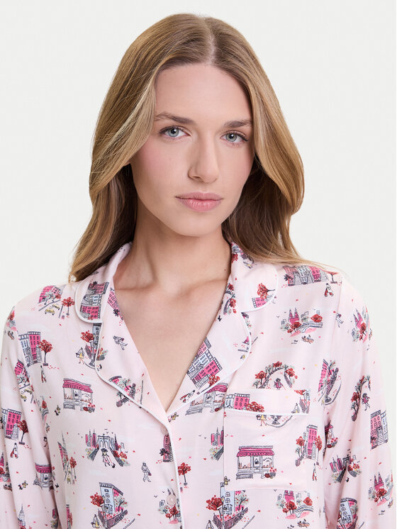 Kate Spade Kate Spade Pizsama KSI82756 Rózsaszín Relaxed Fit
