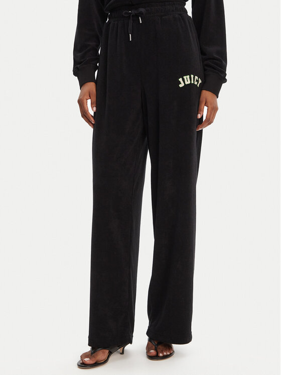 Juicy Couture Juicy Couture Pantaloni da tuta Regan JCWBJ125335 Nero Wide Leg