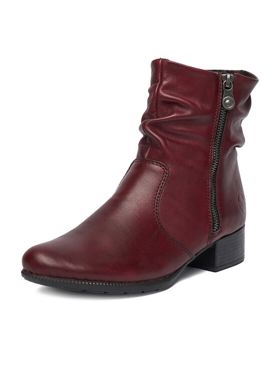 Rieker Īsie zābaki Rieker CEO-78656-35 Bordo