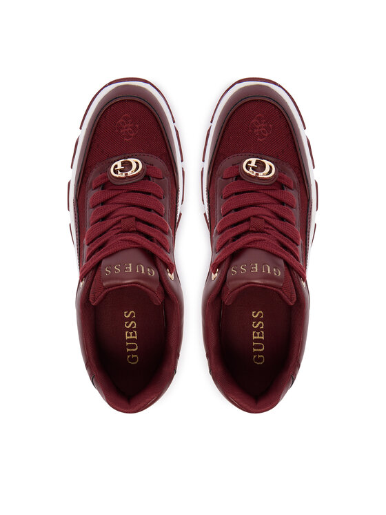 Guess Снікерcи Guess FLFBRT ELE12 Бордовий