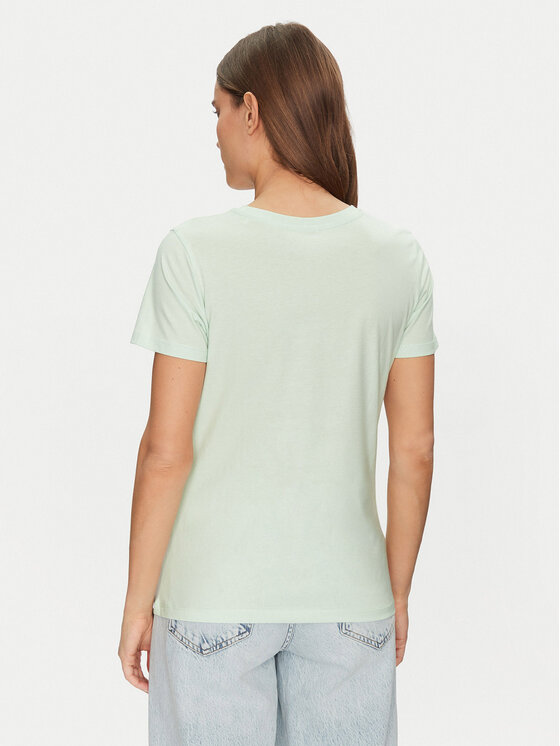 Guess Guess Marškinėliai V2YI07 K8HM0 Žalia Regular Fit