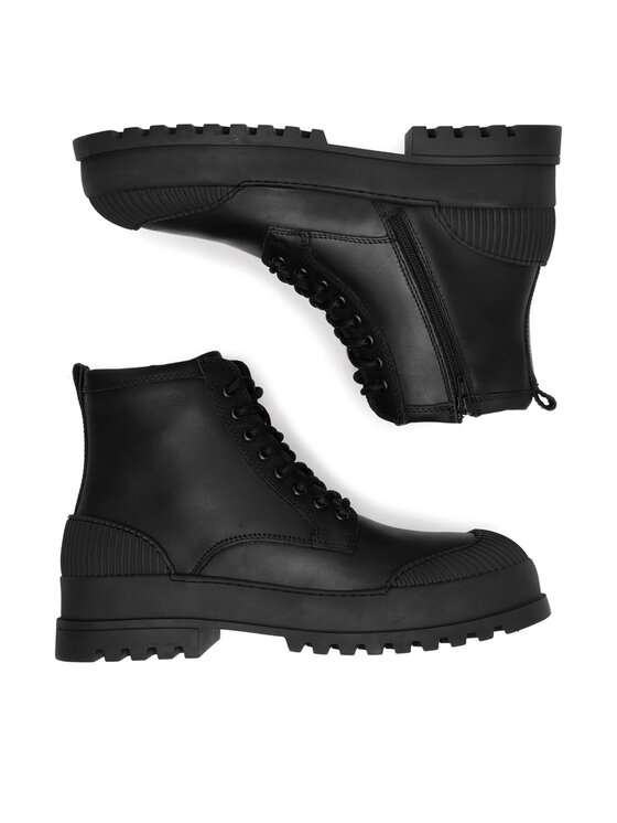 Hunter Šnurovacia obuv Hunter BULL-10 MI24 Čierna