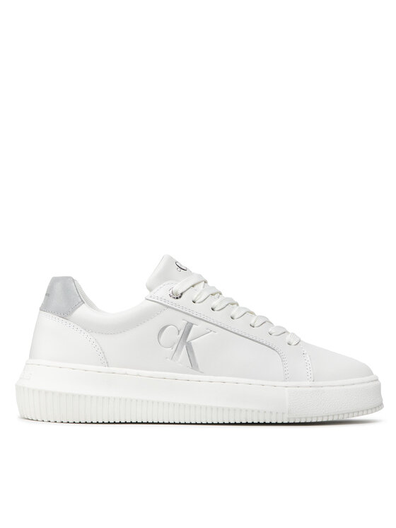 Calvin Klein Jeans Сникърси Calvin Klein Jeans Chunky Cupsole Laceup Low Ess M YW0YW00701 Бял