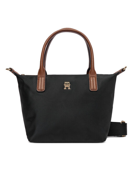 Tommy Hilfiger Kabelka Tommy Hilfiger Popette Mini Tote AW0AW17709 Černá