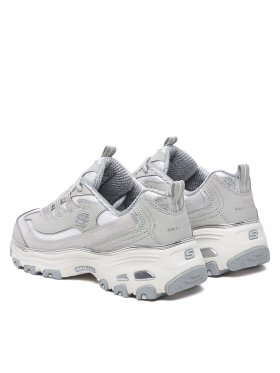 Skechers Sneakersy Skechers D'Lites - Chrome Wave 150873/GRY Sivá