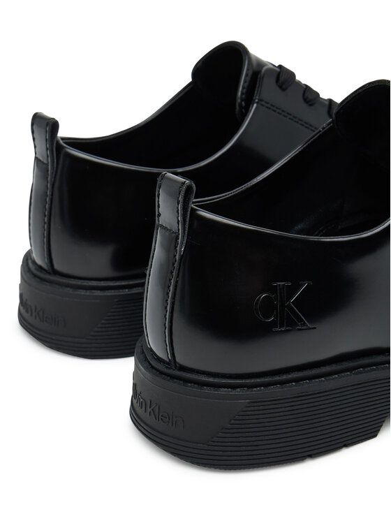 Calvin Klein Oksfordi Calvin Klein Low Cut Lace-Up Shoe V3X4-83182-1453 D Melns