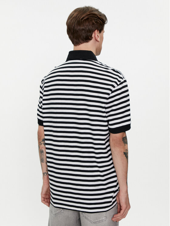 BOSS Boss Polo Palesstripe 50513604 Nero Regular Fit