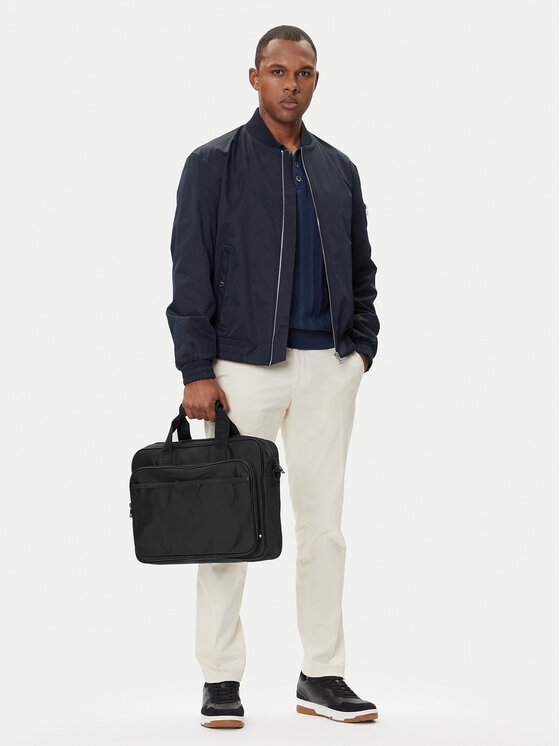 Tommy Hilfiger Portatīvā datora soma Tommy Hilfiger Th Repreve Computer Bag AM0AM13466 Melns