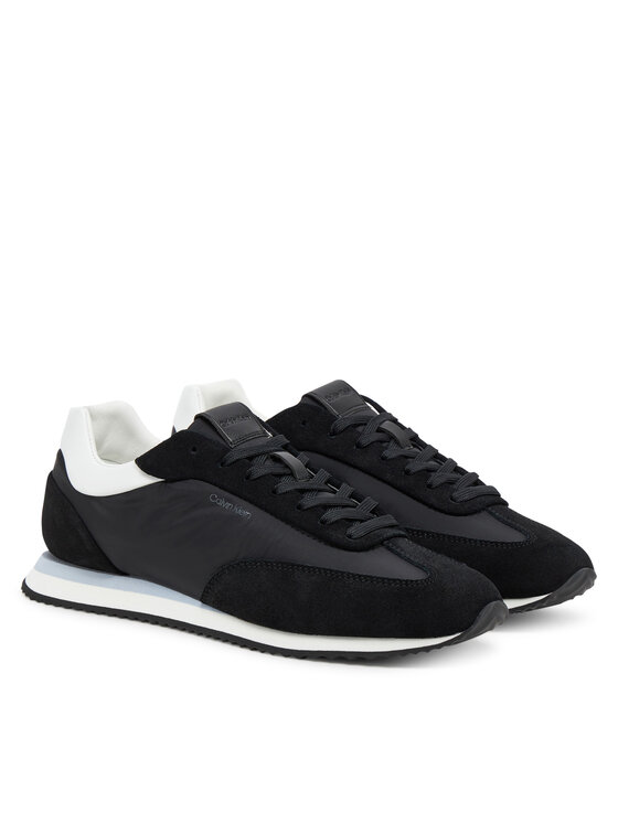 Calvin Klein Sneakers Calvin Klein Runner Lace Up - Nylon Mix HW0HW02395 Nero