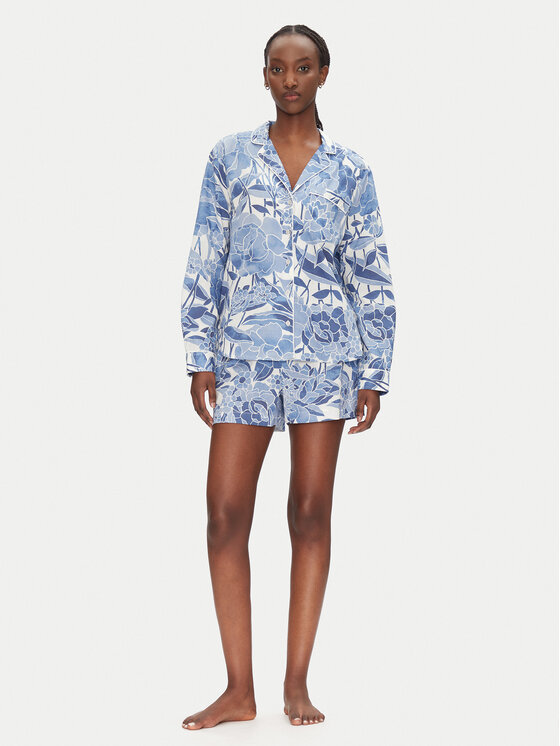 Gap Gap Rövid pizsama nadrág 531510-14 Kék Relaxed Fit