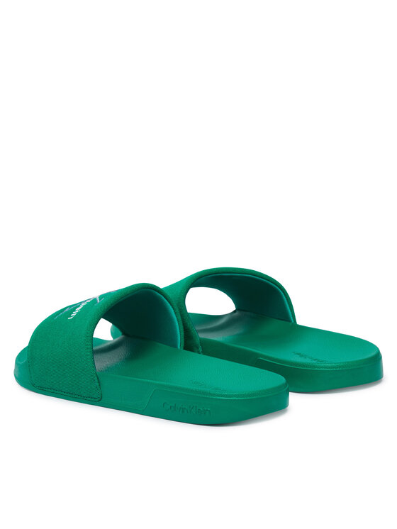 Calvin Klein Şlapi Calvin Klein Ess Slide Cv YM0YM01393 Verde