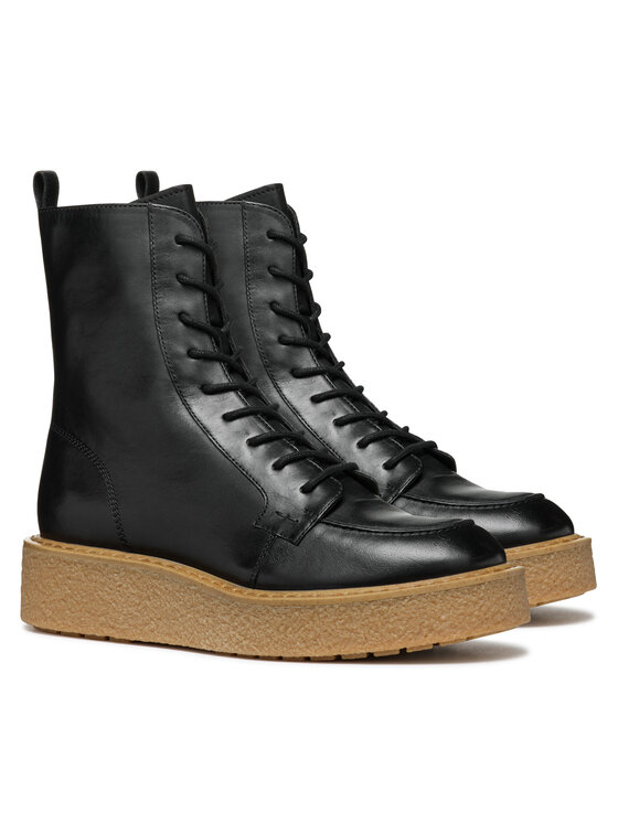 Geox Gležnjarji Geox D Elidea D36VEB 00043 C9997 Črna
