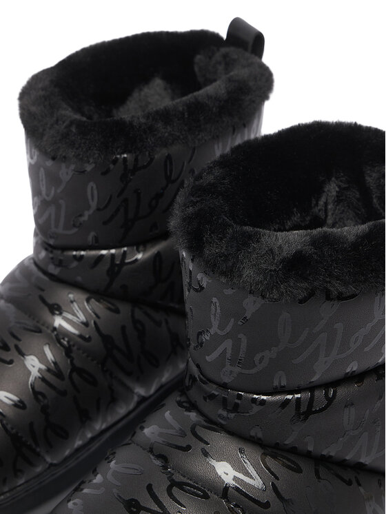 KARL LAGERFELD Μπότες Χιονιού KARL LAGERFELD Kapri Kosi KL44558W Μαύρο