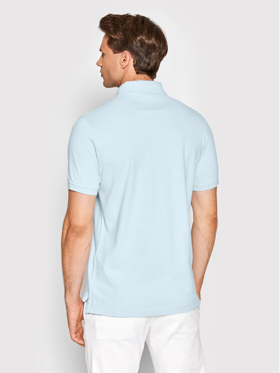 Tommy Hilfiger Tommy Hilfiger Polo majica MW0MW17771 Svetlo modra Slim Fit