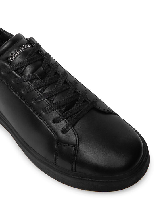 Calvin Klein Sneakers Calvin Klein Low Top Lace Up Lth HM0HM01016 Nero