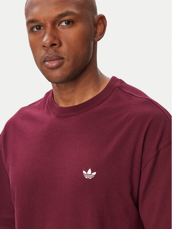 adidas adidas Camiseta Trefoil Essentials Loose KV3139 Guinda/burdeos Regular Fit