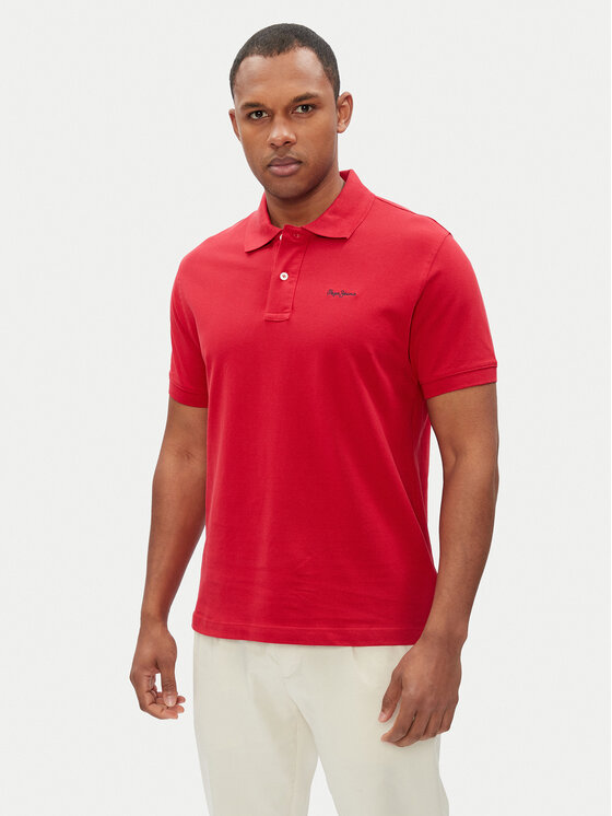 Pepe Jeans Pepe Jeans Поло Essential PM542298 Червоний Regular Fit