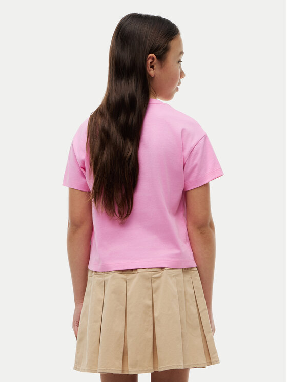 Tommy Hilfiger Tommy Hilfiger Camiseta Sun Rhinestone KG0KG09458 Rosa Regular Fit