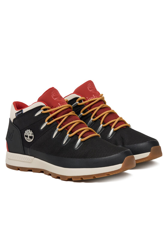 Timberland Šnurovacia obuv Timberland Sprint Trekker Mid Fab Wp TB1A61QG0151 Čierna