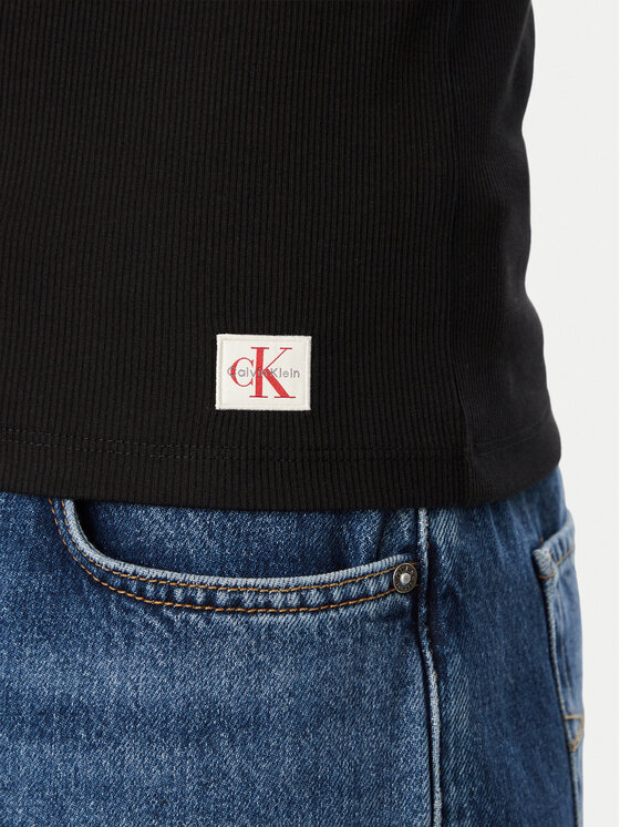 Calvin Klein Jeans Calvin Klein Jeans Camiseta LV04RG214G Negro Slim Fit