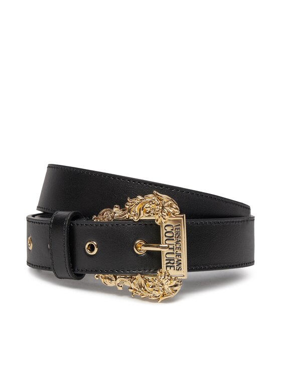 Versace Jeans Couture Cinturón para mujer Versace Jeans Couture 75VA6F01 Negro