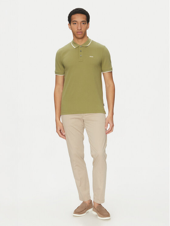 BOSS BOSS Polo majica Parlay 190 50494697 Zelena Regular Fit