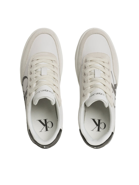 Calvin Klein Jeans Sportcipők Calvin Klein Jeans Classic Cupsole Laceup Mix Lth YW0YW01057 Fehér