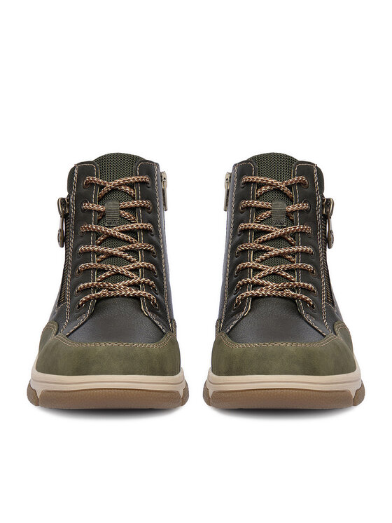 Rieker Gležnjarji Rieker CEO-L5601-52 Temno zelena