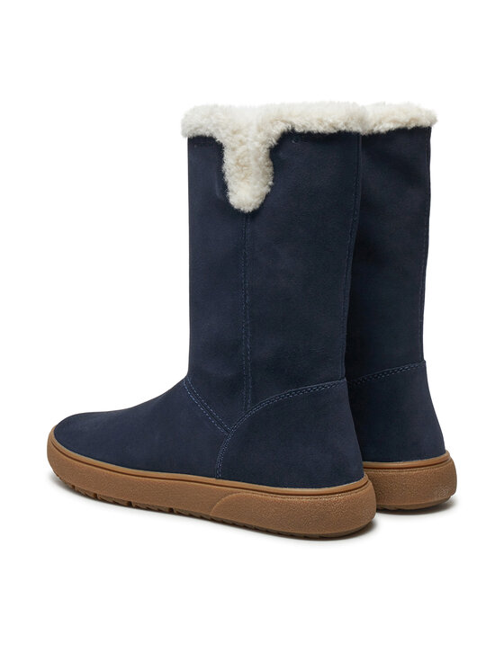Geox Kozačky Geox J Theleven Girl Wpf J46HYA 00022 C4021 S Tmavomodrá