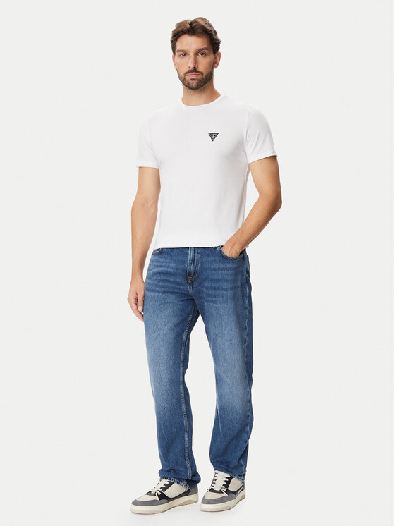 Guess Guess Camiseta U6BM01 K5385 Blanco Regular Fit