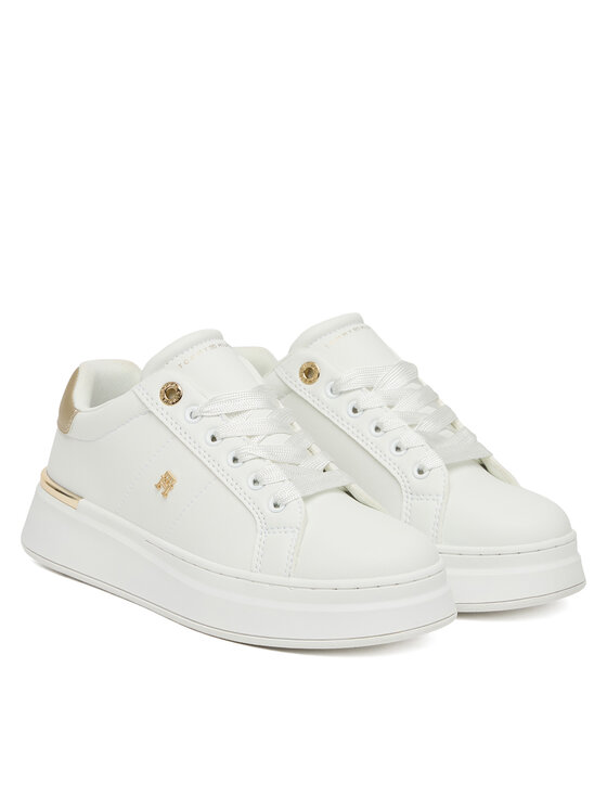 Tommy Hilfiger Сникърси Tommy Hilfiger T3A9-34253-1355 S Бял