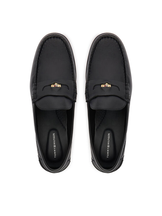 Tommy Hilfiger Mocassini Tommy Hilfiger Penny Crust FM0FM05836 Nero