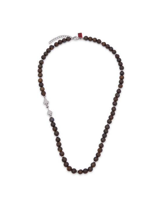 HUGO Nyaklánc HUGO E-BEADS5-NEC 50566265 Barna