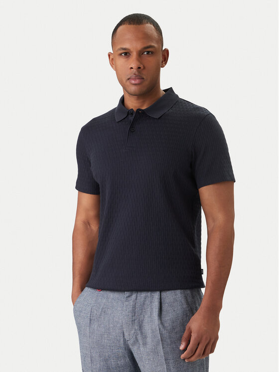 JOOP! JOOP! Polo majica Jorge 30101934 Mornarsko modra Slim Fit