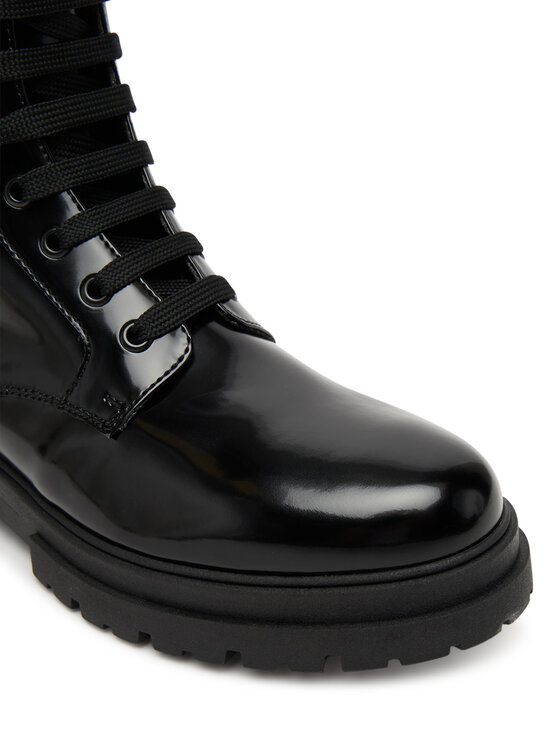 Tommy Hilfiger Outdoorová obuv Tommy Hilfiger Lace-Up Bootie T4A5-34028-1453 D Čierna