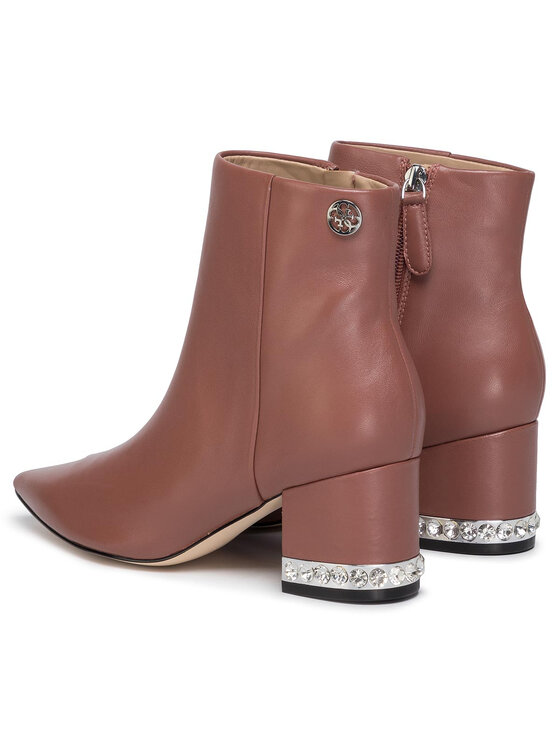 Guess Ботильйони Guess Zadie FL8ZAD LEA10 Рожевий