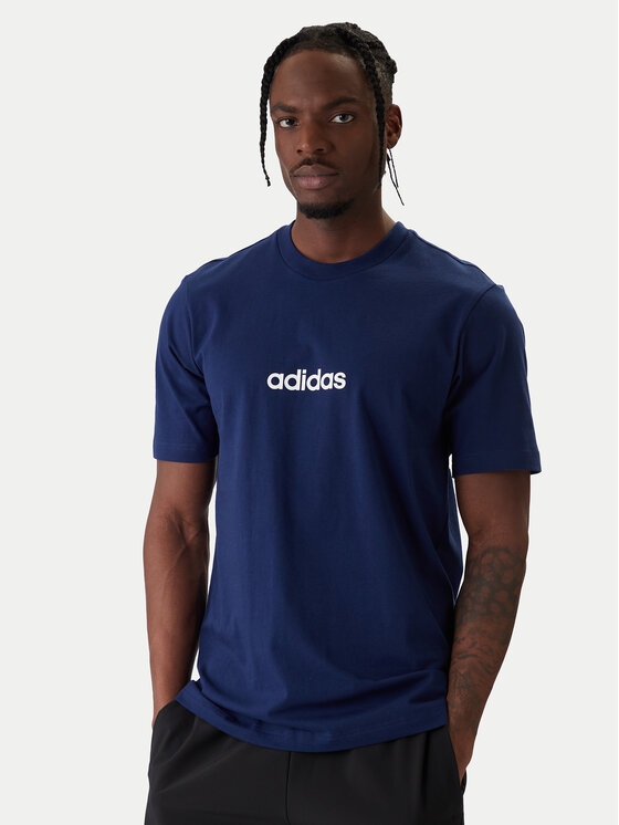 adidas adidas Camiseta Essentials Linear JE8999 Azul marino Regular Fit