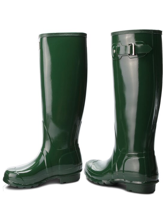 Hunter Гумові чоботи Hunter Org Tall Gloss WFT1000RGL Зелений