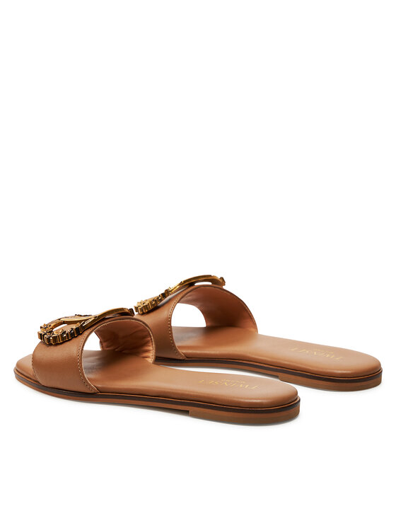 TWINSET Παντόφλες TWINSET 241TCP222 Καφέ