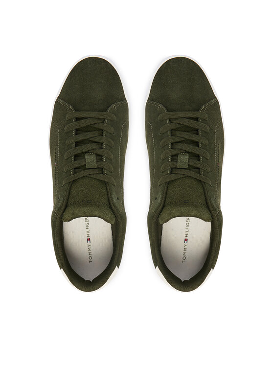 Tommy Hilfiger Sneakers Tommy Hilfiger Th Court Core Suede FM0FM05716 Verde