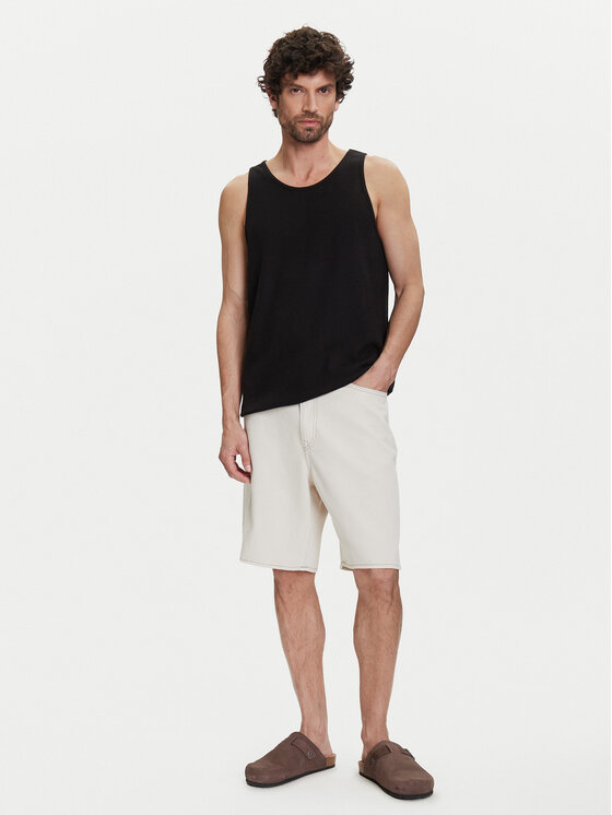 Gap Gap Майка 768254-01 Чорний Regular Fit