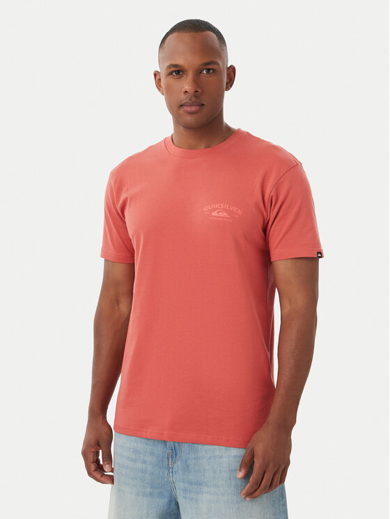 Quiksilver Quiksilver Camiseta Anchor EQYZT08178 Rojo claro Regular Fit