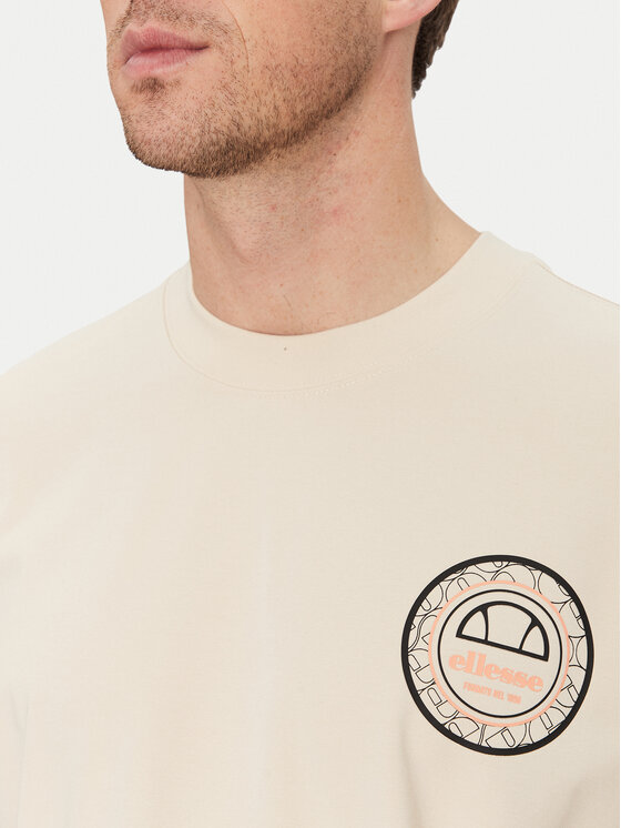 Ellesse Ellesse Футболка Duomo SHZ21889 Бежевий Relaxed Fit