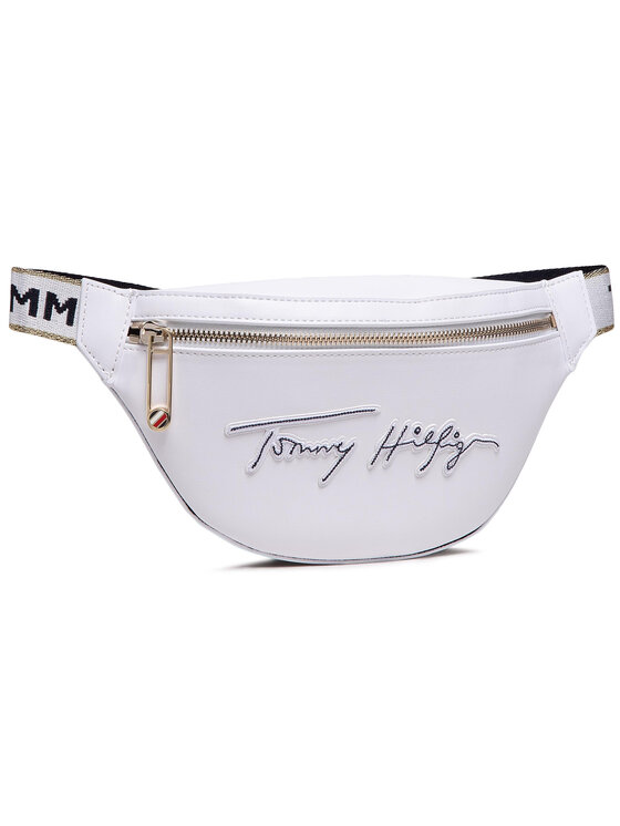 Tommy Hilfiger Ledvinka Tommy Hilfiger Iconic Tommy Bumbag AW0AW09958 Bílá